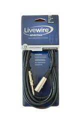 Livewire Advantage Interconnect Cable 1/4″ TRS Male to XLR Male 10 ft. AS10TX
