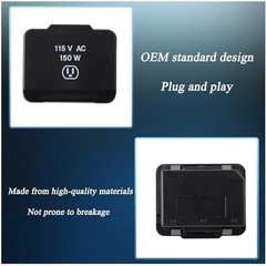 Power Outlet Inverter Compatible with Dodge Ram 1500 2500 3500 4500/5500 2013