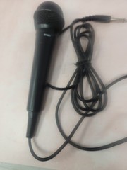 ION Wired Dynamic Microphone w/ 1/4″ Plug – Tested Working – Black Stage Mic 10′
