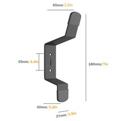 For SONOSMove1/2 Wall Metal Hook Bracket Silicone Cover Protective Speaker Stand