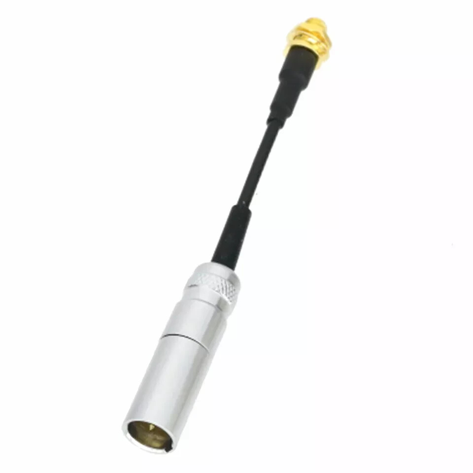 Mini-XLR 4Pin TA4M plug to Microdot 3″ audio RF cable for Microphones headphones