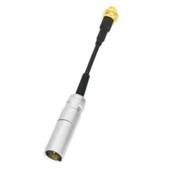 Mini-XLR 4Pin TA4M plug to Microdot 3″ audio RF cable for Microphones headphones