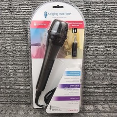 The Singing Machine SMM205 Dynamic Professional Dynamic Microphone + Adapter New