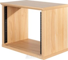 Gator Frameworks Elite 8U Desktop Studio Rack – Natural Maple Matte