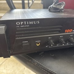 Radio Shack Optimus MPA-125 Mono Pa mixer Amplifier 100 Watts Rackmount Tested