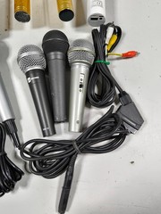 LOT OF 10 Various Brands & Models Microphone Used Working
