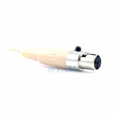 YAM DE6C4S Detachable Cable FOR Countryman E6 Mic fit Shure Wireless Transmitter