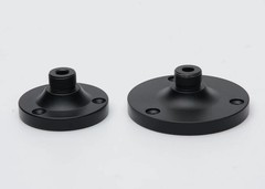 Gooseneck Mic Stand, Desk & Table Mount, Flang Wall Mount with 5/8 Male black