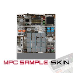 Akai MPC Sample Skin / retro modular haze