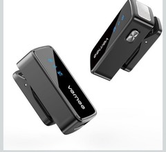 Wireless Lavalier Microphone for iPhone 16 15, Android, Tablet, PC