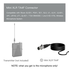 J K Pro Lavalier Lapel Microphone Mic-J 017 Unidirectional Condenser Microphone