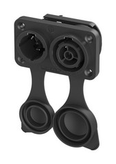 Neutrik NAC3PX-TRUE1 powerCON Airtight Duplex Male/Female Receptacle, In/Out