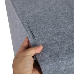 Desktop Soundproof Booth 24″ Vocal Recording Shield W/ Foam Panel For Mic Studio
