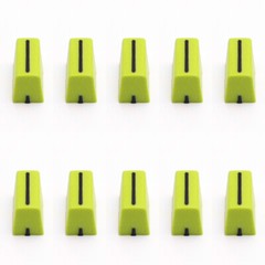 10pcs Fader Knob Cap For Pioneer DDJ-SX SZ Rane 61 62 64 68 Denon Numark-Green1