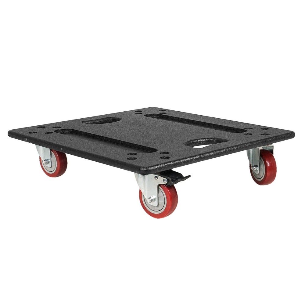 Sound Town Sturdy Plywood Caster board Easy Transport 4″ Wheels Brakes ZSCB-215S
