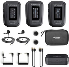 Saramonic Blink 500 Pro B2 Advanced 2.4 GHz 2-Person Wireless Clip-On Mic System