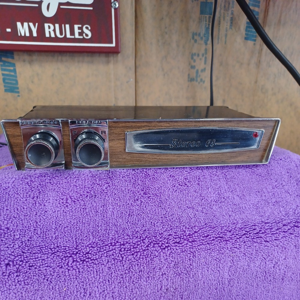 Vintage Verbatone „Stereo 68“ Outboard Car Reverb Unit – Untested