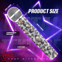 Sanwuta Microphone Prop Leopard