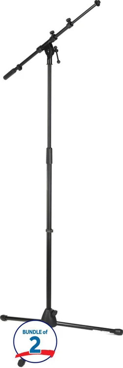 Gator Frameworks Rok-It Series Telescoping Tripod Microphone Stand (2-pack)