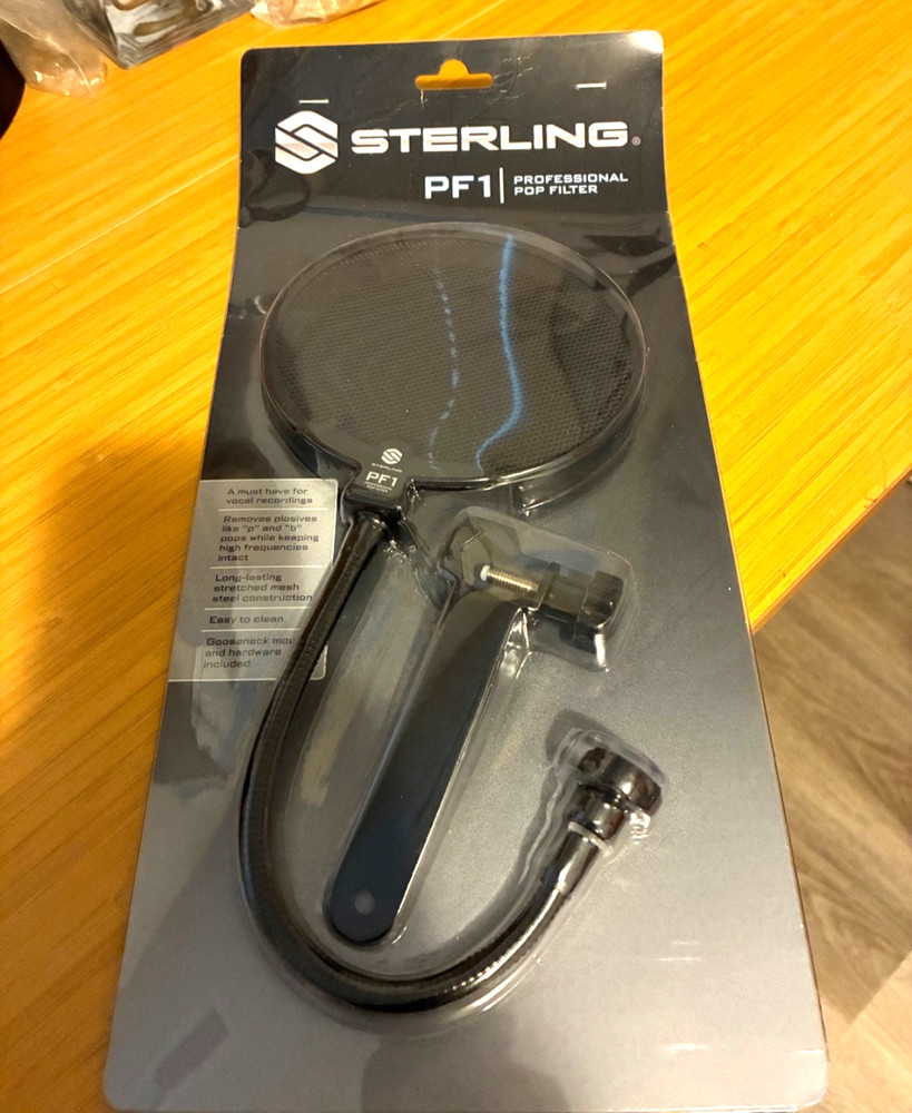 Sterling PF1 Professional Microphone Pop Filter Mask