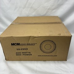 MCM Woofer Model 55-2953 15 inch 8Ohm 400 Watts