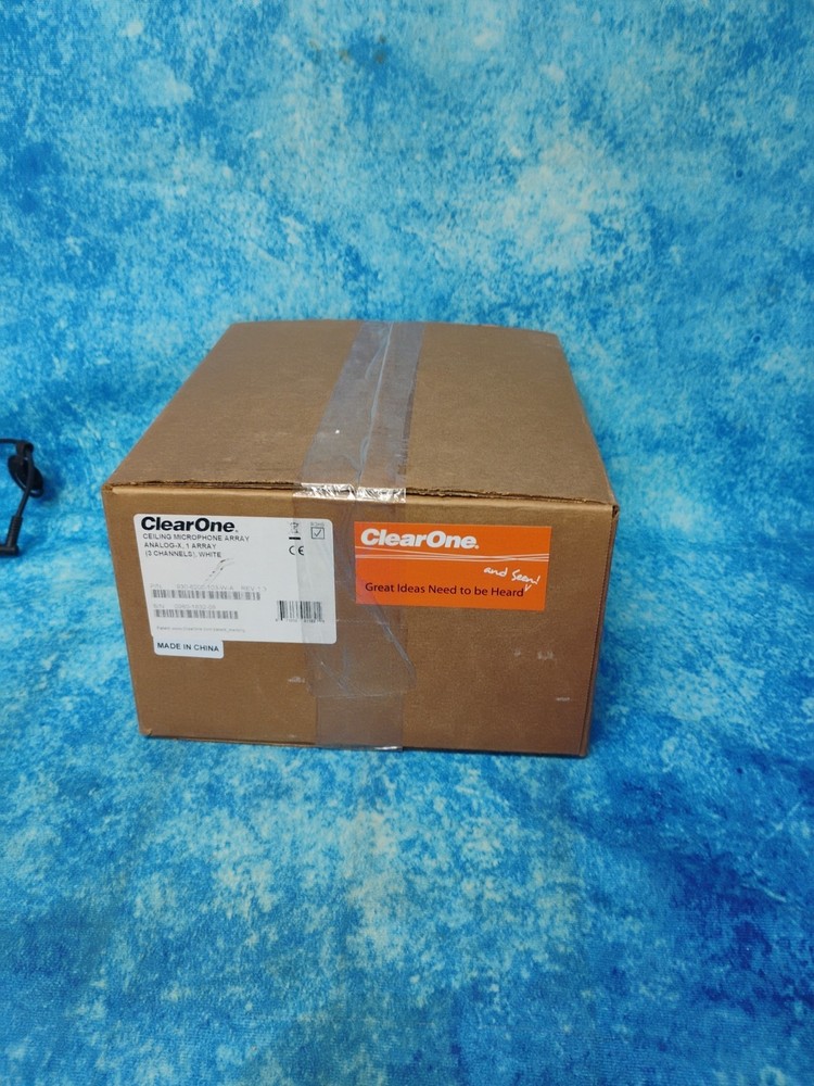 ClearOne Ceiling Microphone Array Analog-X, 1 Array (3 Channels), Bundle, White