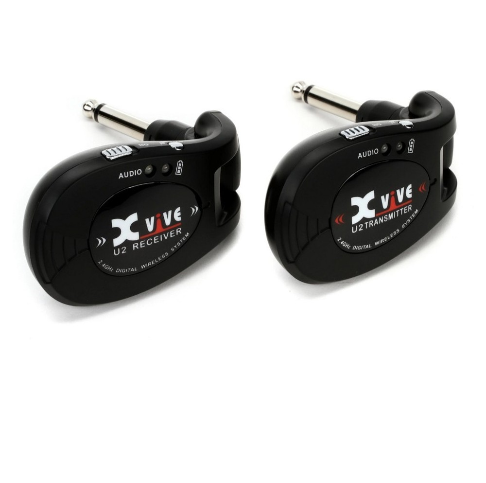 XVIVE U2 Guitar Wireless System with Transmitter and Receiver – Black