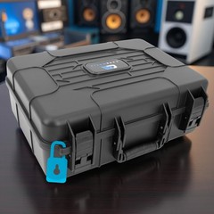 Studio Travel Case fits Zoom LiveTrak L8 Digital Mixer Recorder, Hard Case Only