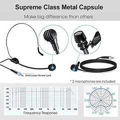 Dual Channel Wireless Lavalier Microphone System – Volume Control for iPhone, DS