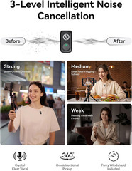 Lark A1 Wireless Microphone for Iphone & Android, 48Khz/24-Bit Studio Audio, 3-L