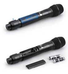 UHF True Diversity 2-Channel Wireless Microphone System for Singers Presenters