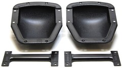 (2) Two Black Medium Recessed Bar Handles EAW KF760