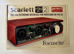 Focusrite Scarlett 2i2 2nd Generation USB Audio Interface Red