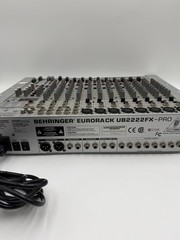 Behringer Eurorack UB2222FX-PRO 22-Input Rack Mixer 24-Bit FX Powers On As-Is