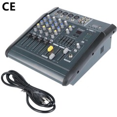 180W RMS 4 Channel Professional Audio Powered Mixer power mixing Amplifier 16DSP