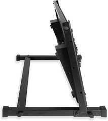 Angled Metal Desktop Rack Stand with Non-Slip Rubber Feet, 6U Rack Space (GFW-DE