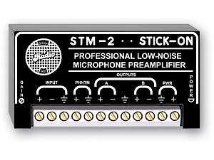 RDL STM-2 Adjustable Gain Mic Preamp – 35 to 65 dB Gain