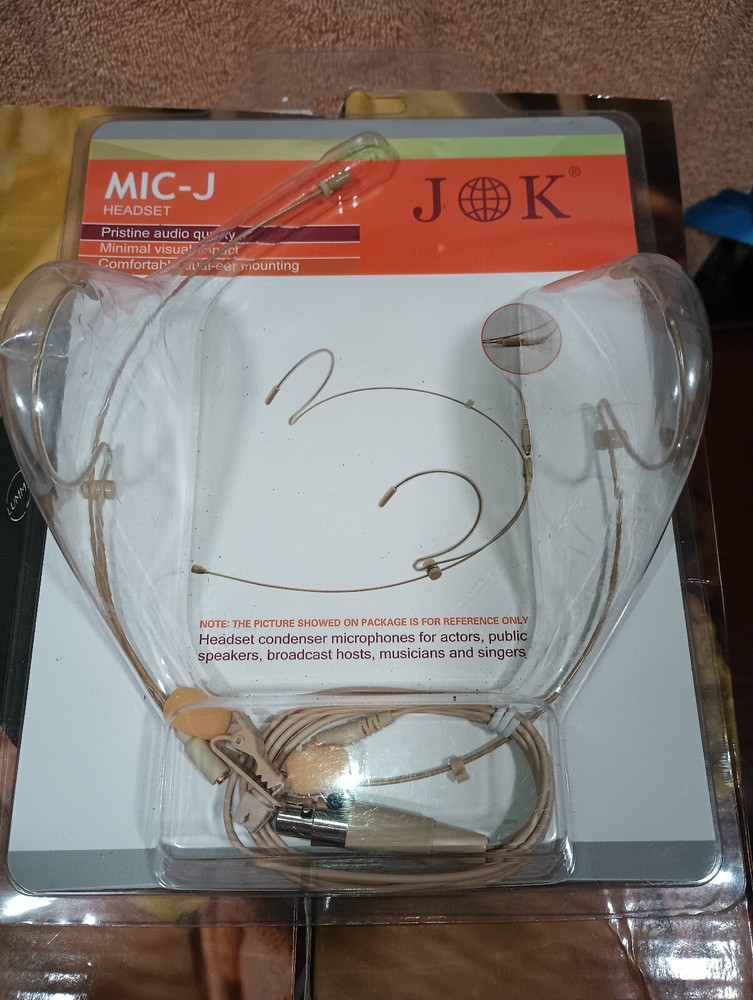 Professional Headset/Headworn Microphone JK MIC-J 071S Compatible with Sennhe…