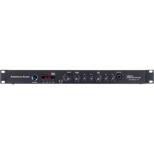 American Audio Media Operator BT All-in-One Preamp SD USB Bluetooth Media Player