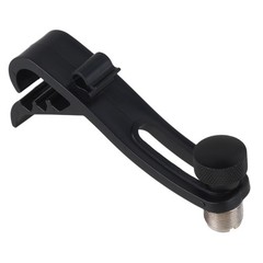 Black Drum Microphone Mount Clamp Mic Shockproof Clip for Drum Recording