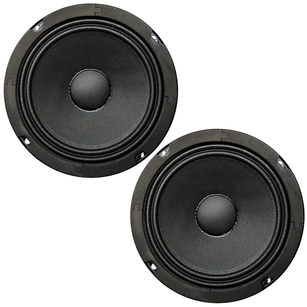 HyperPower 6.5″ Midrange Speaker 200-Watt RMS 8 ohm HP60MD 94dB 400W Max, 2 pcs