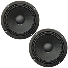 HyperPower 6.5″ Midrange Speaker 200-Watt RMS 8 ohm HP60MD 94dB 400W Max, 2 pcs