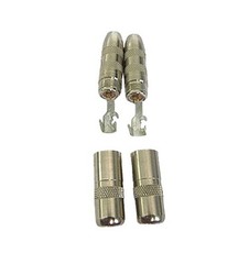 Switchcraft 121 1/4in Female Mono Cable Connector, Set of 2 – NOS, Free Shipping