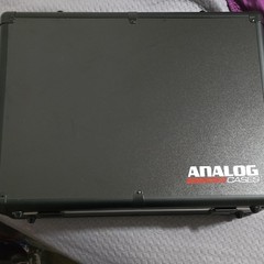 Analog Cases Black Hard Equipment Case w/ Foam Padding & Carry Handle.