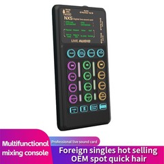 Portable Voice Changer Multifunctional Cool Lights For Gaming Easy To Use