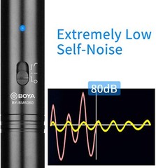 Super-Cardioid Condenser Shotgun Microphone Indie Film TV Interview Mic XLR BOYA