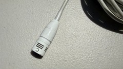 4 Audio-Technica Condenser Hanging Microphone White Cardioid Used