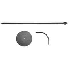 Gravity GMS23XLRB Microphone Stand with XLR Connector and Gooseneck
