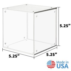 STORi Stackable Clear Plastic CD Organizers (2 Pack) 5.25 inches, Transparent