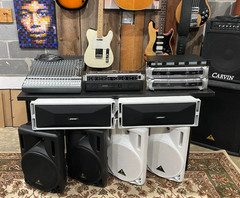 Complete PA & Recording Rig, Mackie Onyx 1640i, Bose, iNuke Amps, FireWire Card